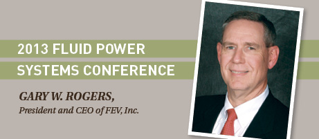 Keynote Speaker Announced for the 2013 Fluid Power Systems Conference