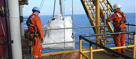 Hoists Facilitate Crane Repairs on Offshore Platform