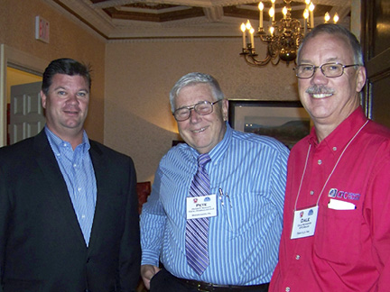(Left to right) Jeffrey Morrow, Pete Schlett,  Dale Schaefer