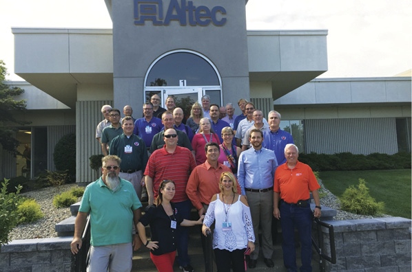 Group tour of Altec Industries, Inc. 