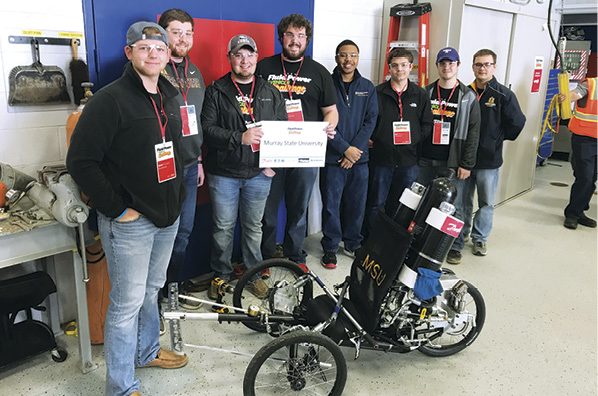 Murray State Wins First Place at 2018 Fluid Power Vehicle Challenge