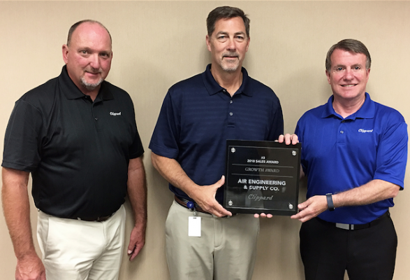 Air Engineering and Supply Receives Sales Growth Award From Clippard Instrument Laboratories