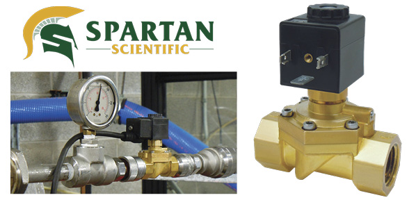 Spartan Scientific’s New 2-Way Brass Valve Offers Advantages of High Flow, Precise Control, Compact Size