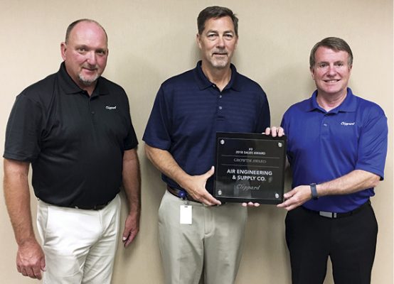 Air Engineering and Supply Receives Sales Growth Award from Clippard