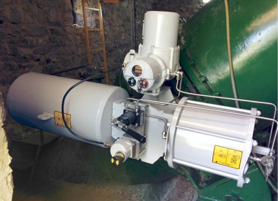 Rotork electro-hydraulic actuator successfully installed at Spanish mountain range power plant