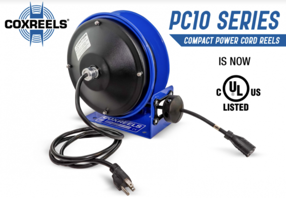 Coxreels Adds PC10 Series Power Cord Reel to Product Line