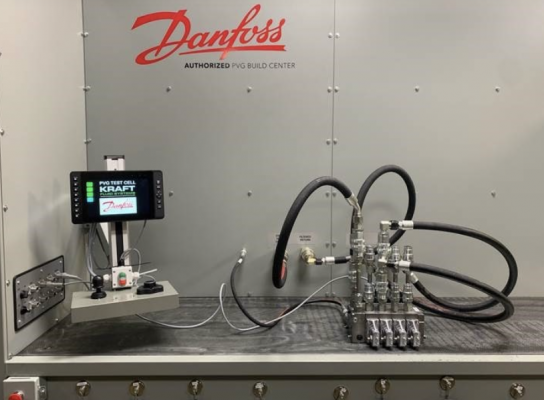 Kraft Fluid Systems Invests in Test Stand for Danfoss PVG Line