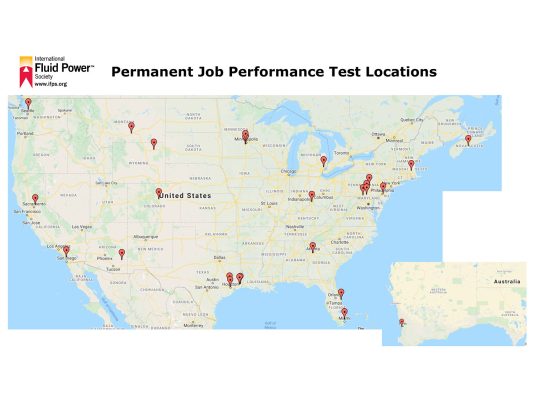 New Job Performance Test Locations Announced