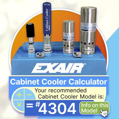 EXAIR Launches Cabinet Cooler System Calculator