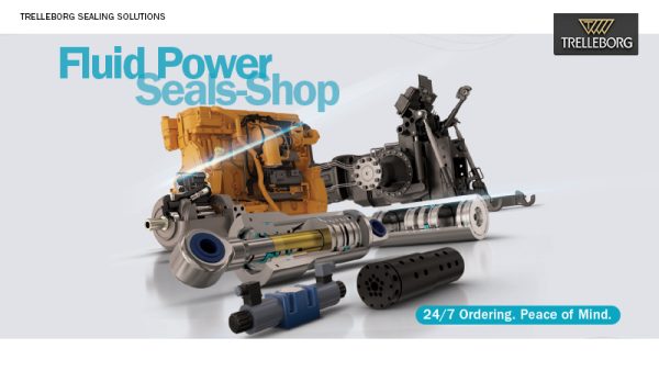 Trelleborg Expands Ordering for Fluid Power Customers