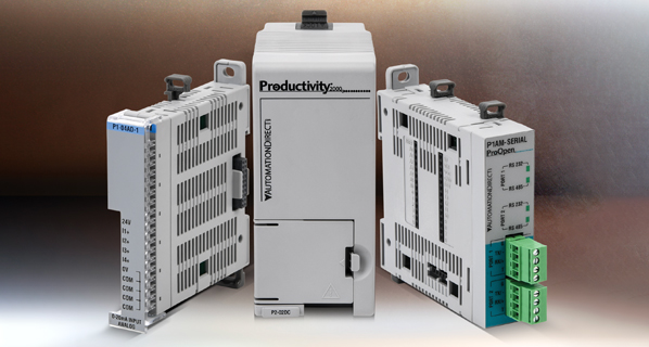 New I/O, Communication, and Power Options for the Productivity Family of Controllers from AutomationDirect