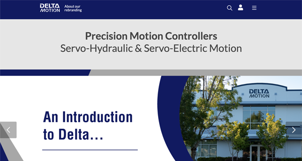 Delta Motion Launches Updated Website for Enhanced User Experience
